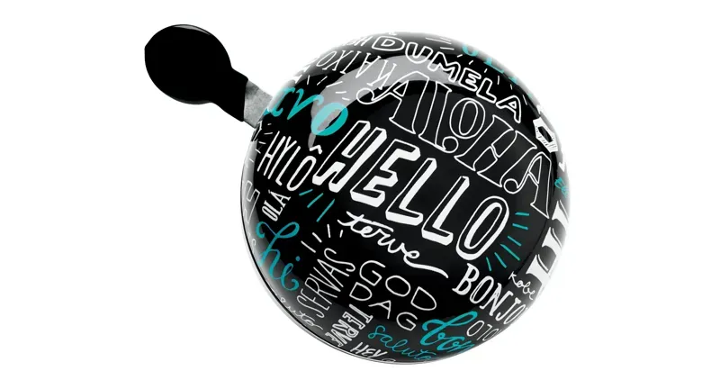 Electra Ding Dong Hello Bell in Black
