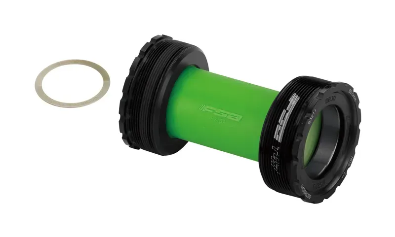FSA T47 86.5mm Shimano Road Bottom Bracket in Black/Green