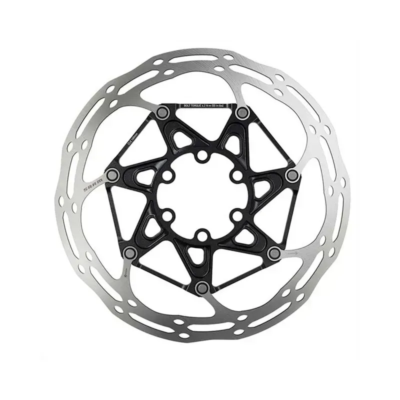 SRAM Centerline 2-piece Rounded 6-bolt SS Bolt 160mm DB Rotor in Silver