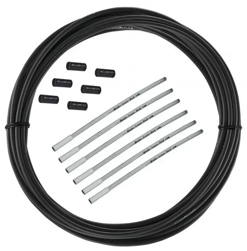 Ciclovation 5mm Kevlar Linear Compressionless 10m Brake Cable Housing in Black