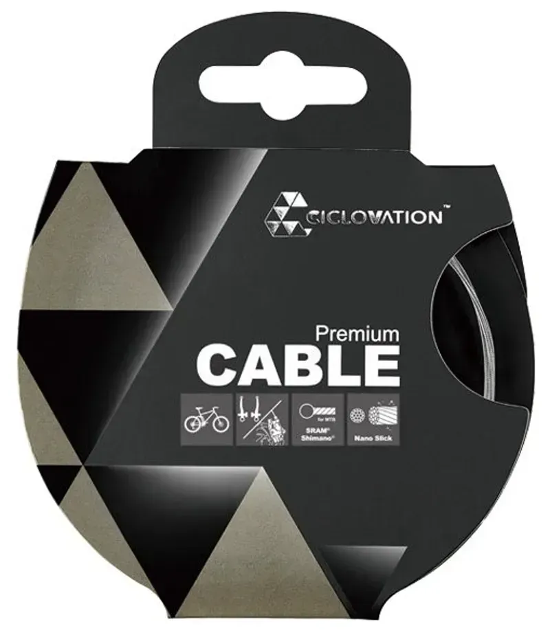 Ciclovation SS-Nano Slick 1.5x1700mm MTB Brake Wire in Black