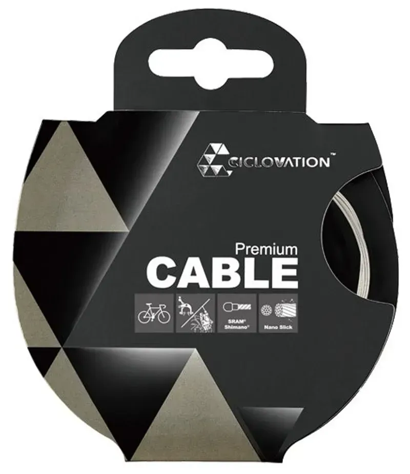 Ciclovation SS-Nano Slick 1.5x1700mm Road Brake Wire in Black