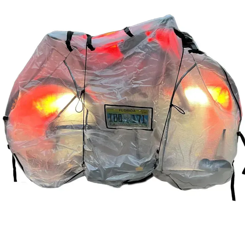 Bikase 3022 E-Bike Cargo Bike Cover in Black