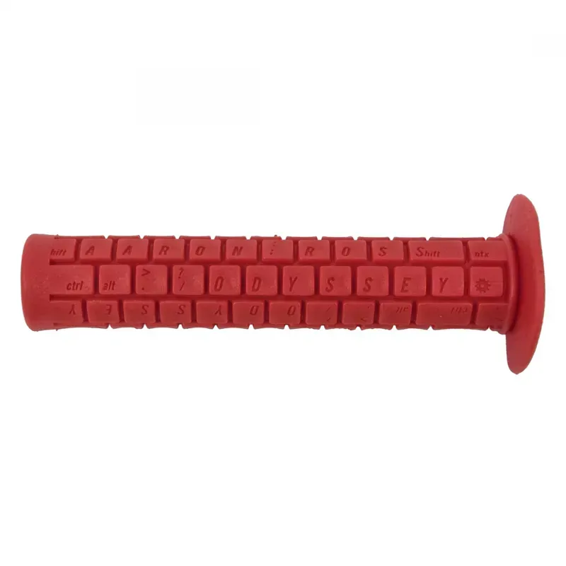 Odyssey Aaron Ross Keyboard V2 Flanged Grips in Fire Engine Red