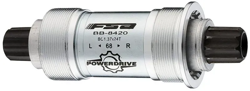 FSA BB8420ST Power Drive 73x118mm Cartridge Bottom Bracket in Silver