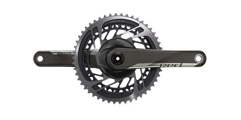 SRAM RED AXS Crankset - 172.5mm 12-Speed 46/33t Direct Mount DUB Spindle Interface Natural Carbon D1-1