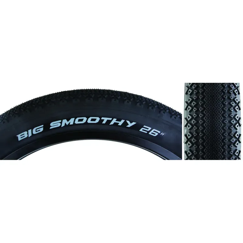 Arisun Big Smoothy 26x4.0-inch All Terrain 60-tpi Folding Fat Tire in Black