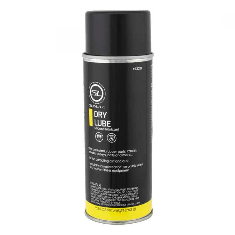 Sunlite 9oz Aerosol Dry Lube w/Silicone in Black