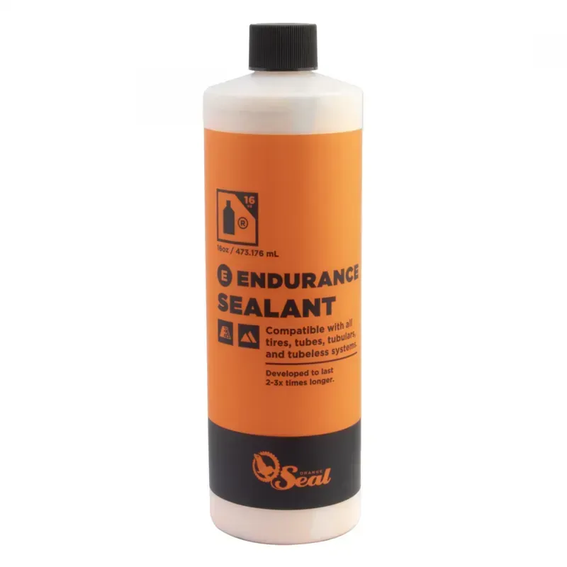 Orange Seal Endurance 16oz Tire/Tube Sealant Refill in Orange