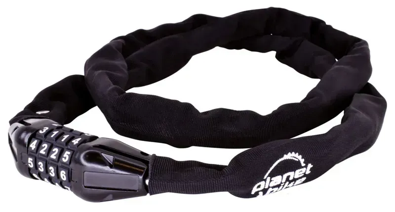 Planet Bike 2035 Quickstop XL Resettable Chain Lock in Black