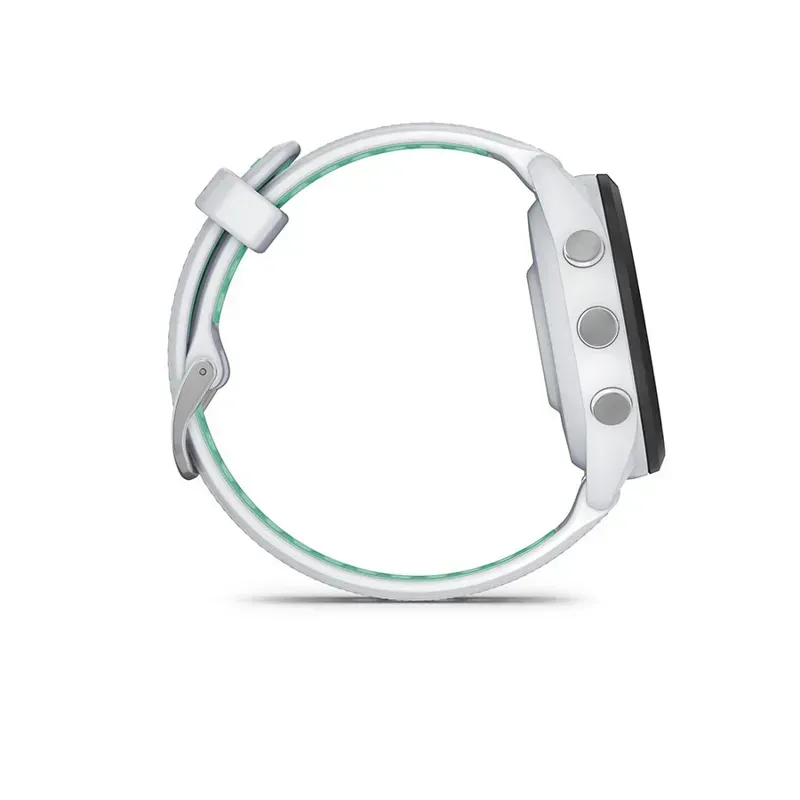 Garmin Forerunner 265S Music Watch in Whitestone/Whitestone/Neo Tropic-4