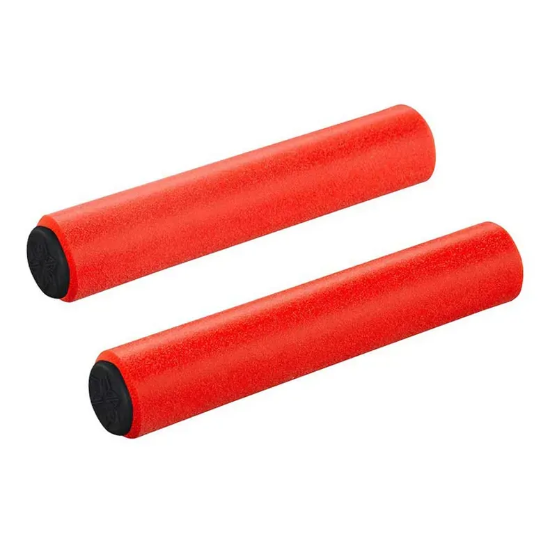 Supacaz Siliconez 34mm Handlebar Grips in Red