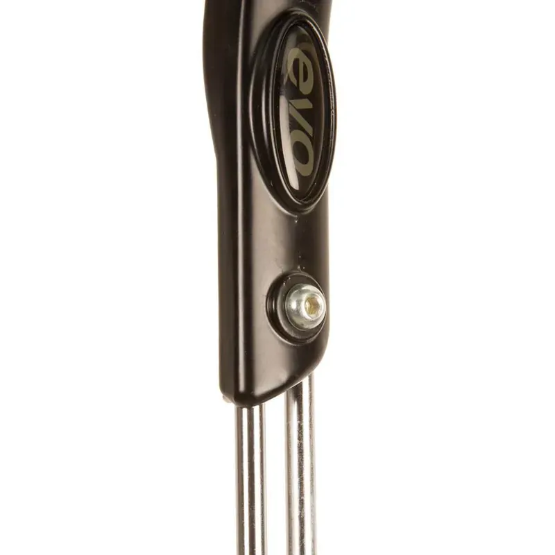 Evo Classic Adjustable DLX 24-inch to 700c Kickstand in Black/Silver-1