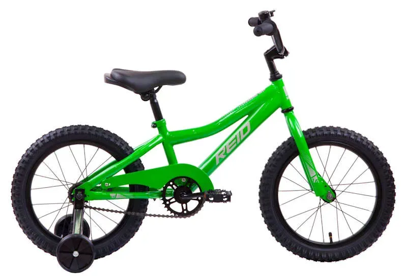 Reid Bikes Explorer S 16in Kids Bike in Flouro Green