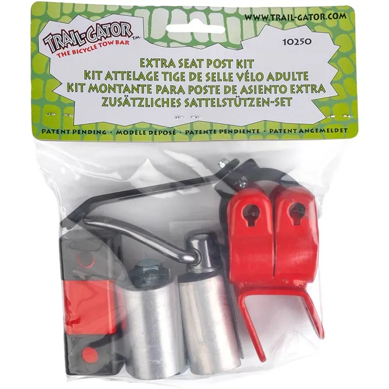 Trail-Gator Seat Post Bracket in Red-1