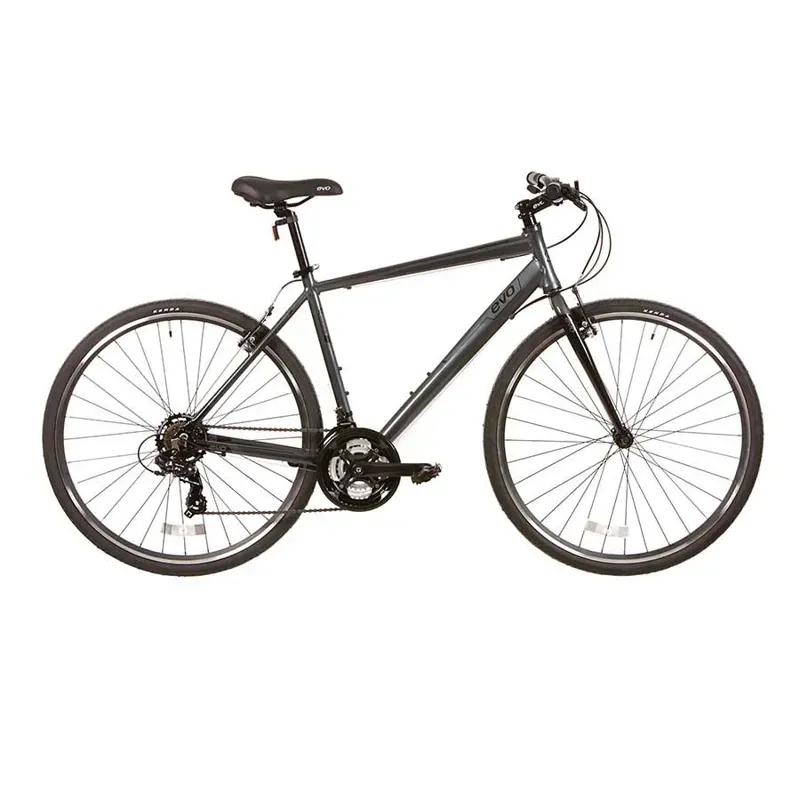 Evo Grand Rapid 3 Hybrid Bike in Twilight Gray