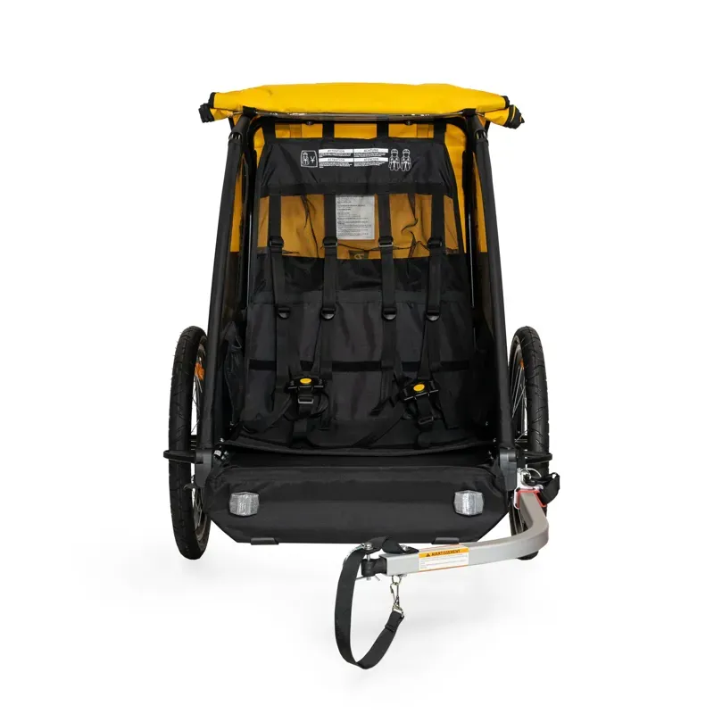 Burley Bee 20in Single Child Trailer in Yellow-2