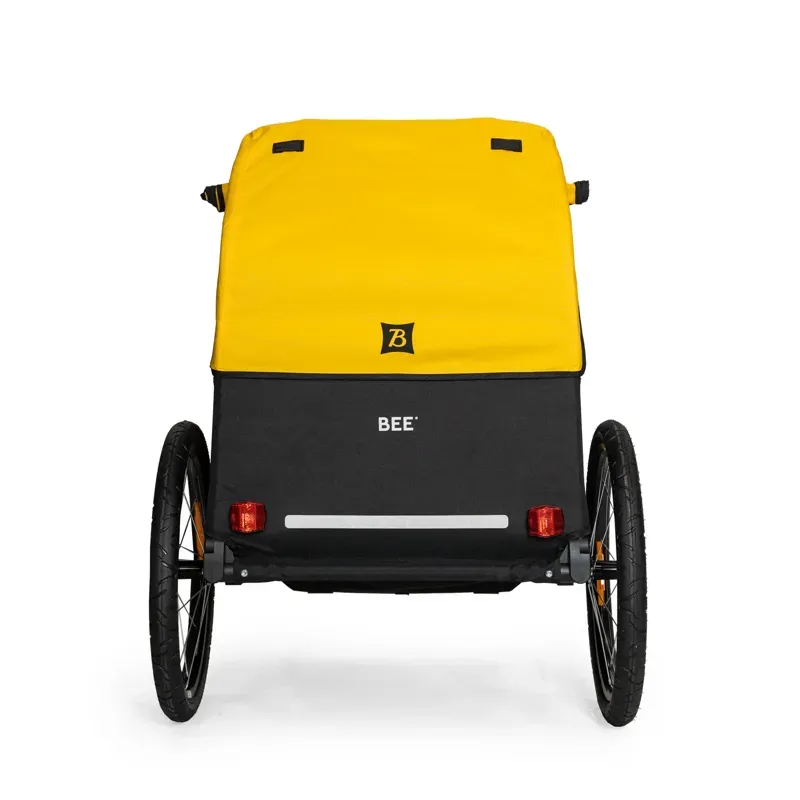 Burley Bee 20in Single Child Trailer in Yellow-3
