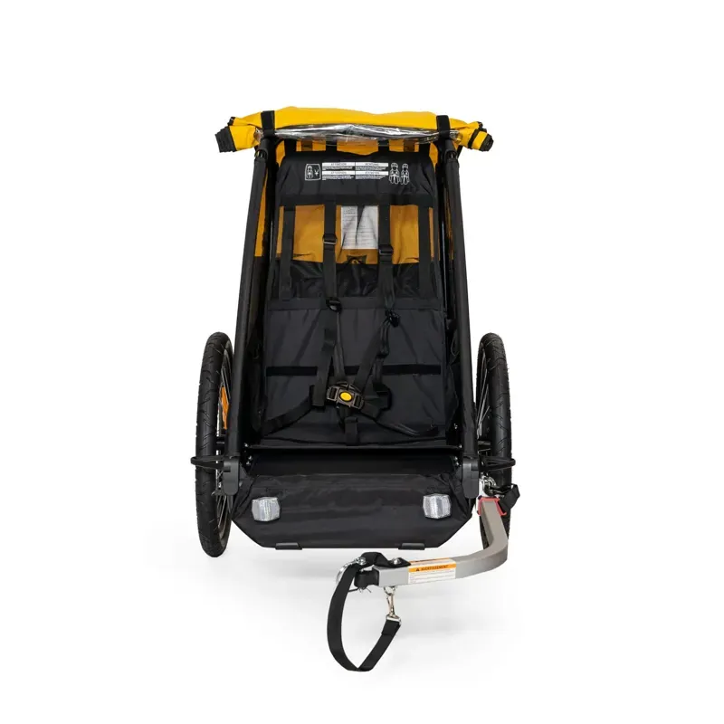 Burley Bee 20in Single Child Trailer in Yellow-7