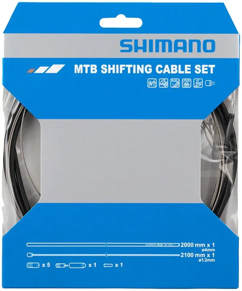 Shimano OT-SP41 Stainless Steel Rear Derailleur Cable in Black-1