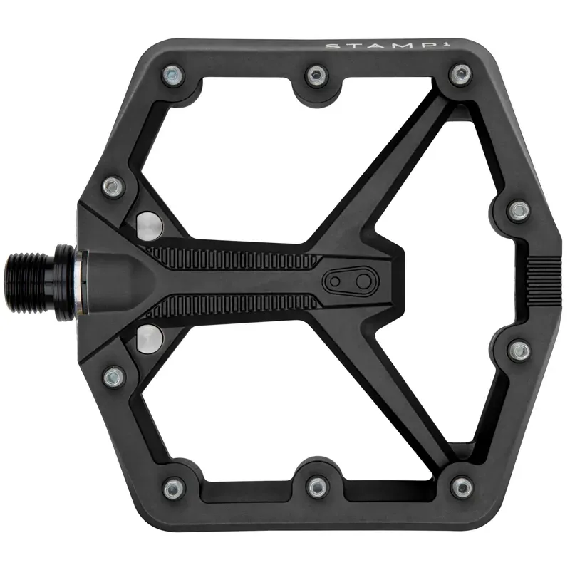 Crankbrothers 9/16 Stamp 1 Gen 2 Large Platform Pedals in Black
