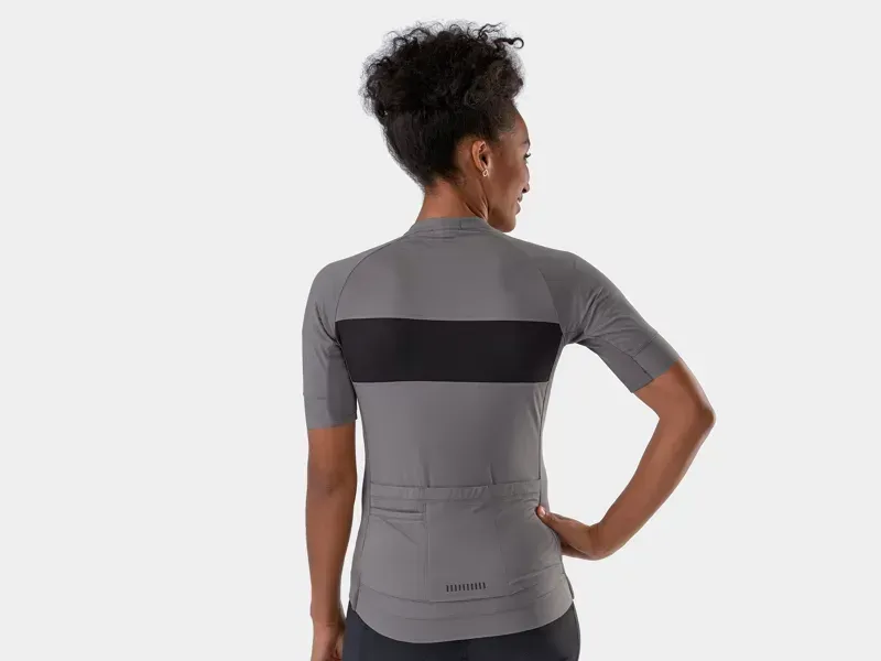 Trek Circuit Women's LTD Cycling Jersey In Charcoal/Black-1