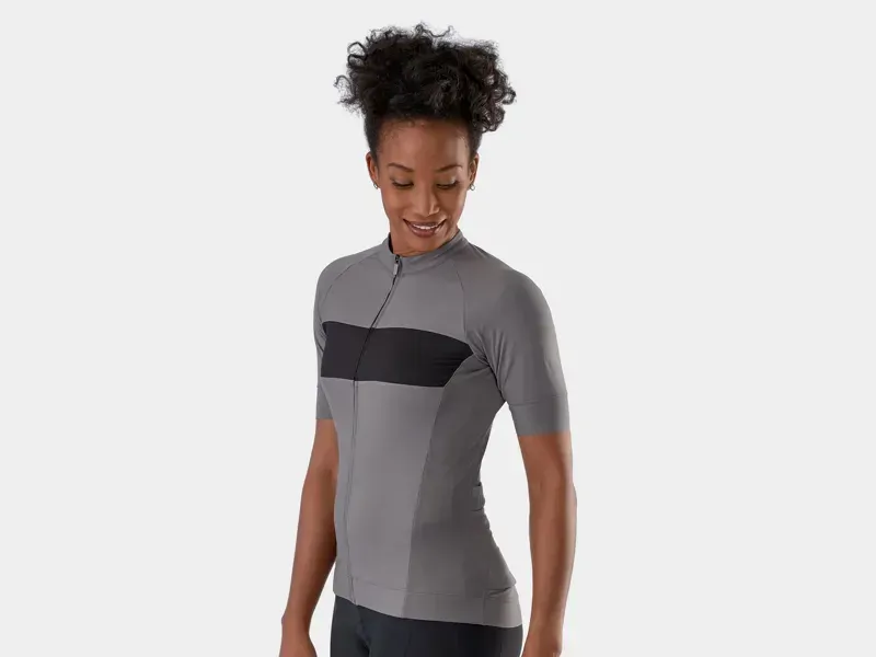 Trek Circuit Women's LTD Cycling Jersey In Charcoal/Black-2
