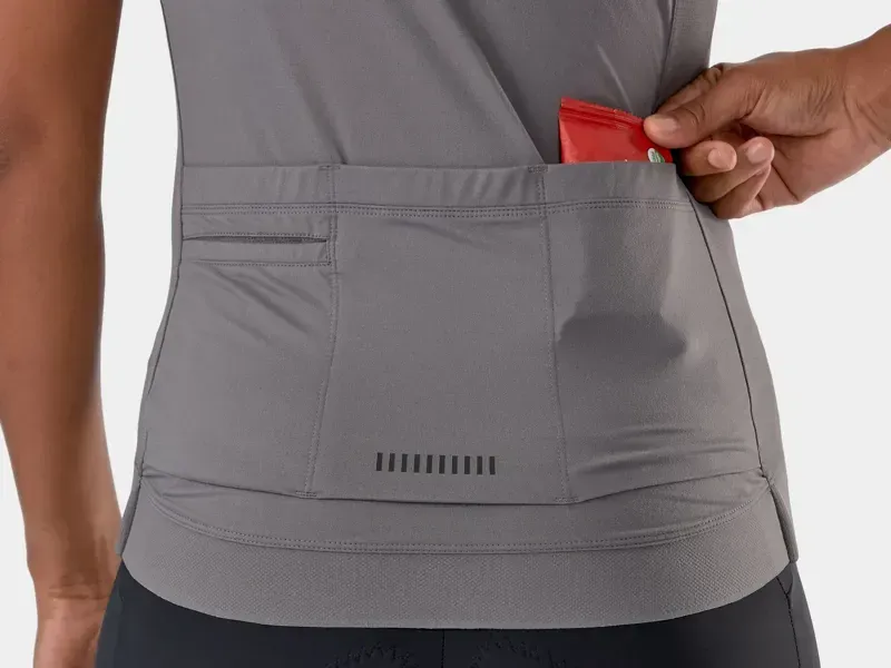 Trek Circuit Women's LTD Cycling Jersey In Charcoal/Black-3
