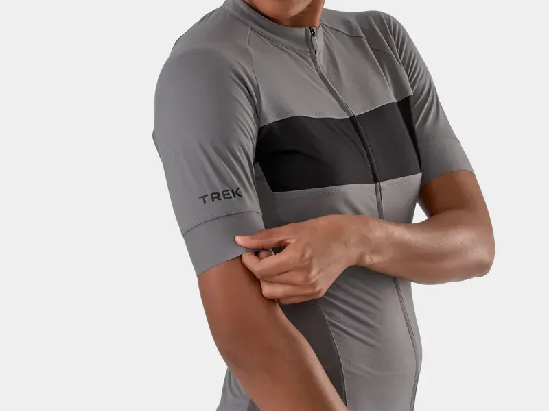 Trek Circuit Women's LTD Cycling Jersey In Charcoal/Black-5