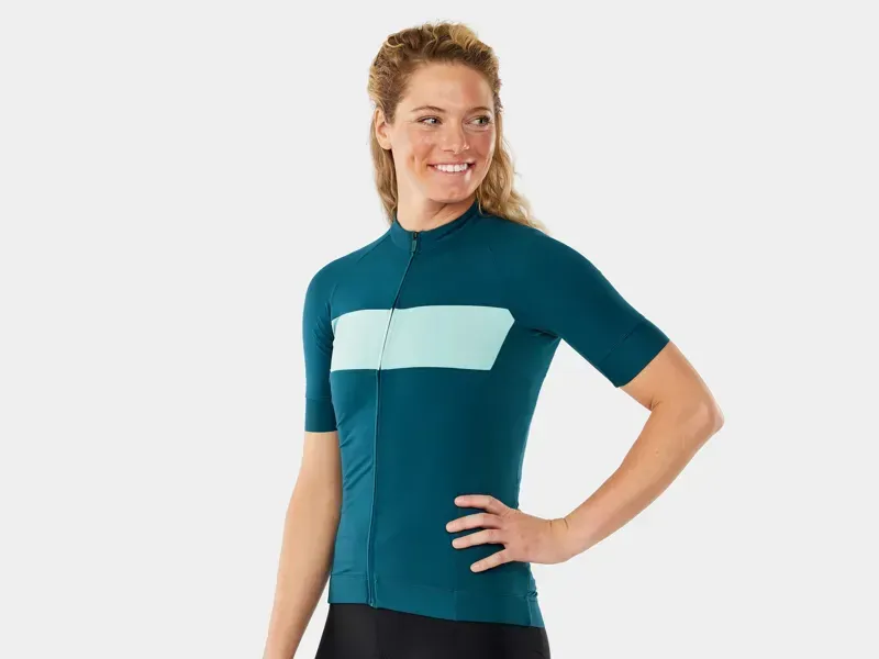 Trek Circuit Women's LTD Cycling Jersey In Juniper/Blue Sage-2