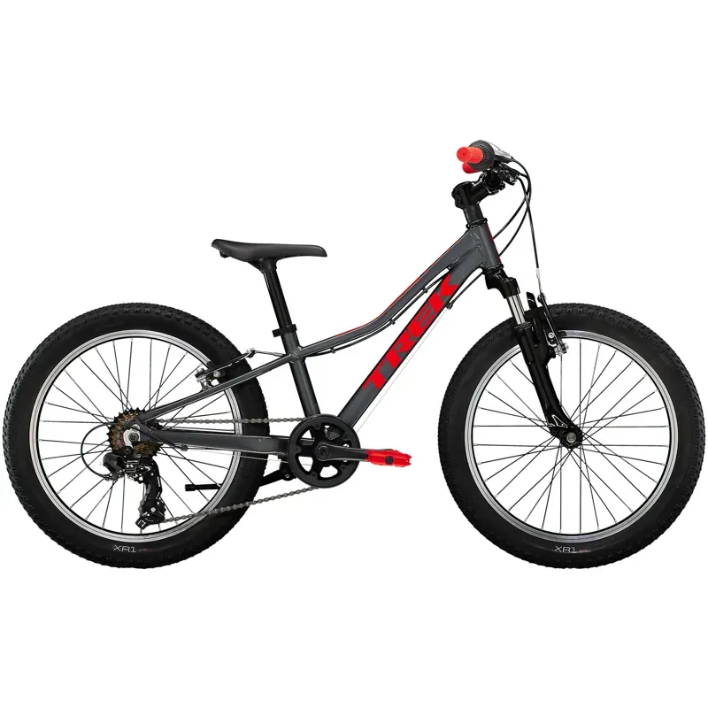 Trek Precaliber 20 7-Speed Kids Hybrid Bike in Lithium Gray