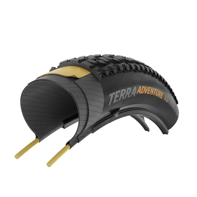 Continental Terra Adventure 700x45/29x1.75-inch Tire in Black/Graphite-3