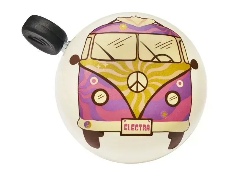 Electra Domed Ringer Road Trippy Bike Bell in Pink
