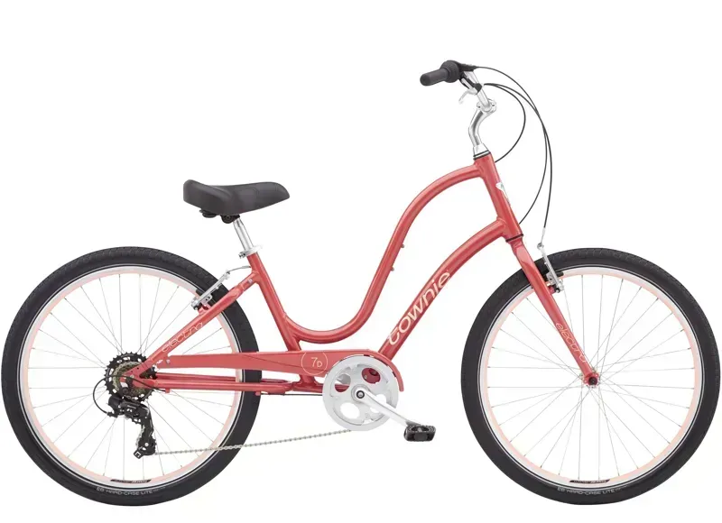 Electra Townie 7D Step-Thru Hybrid Bike in Curry