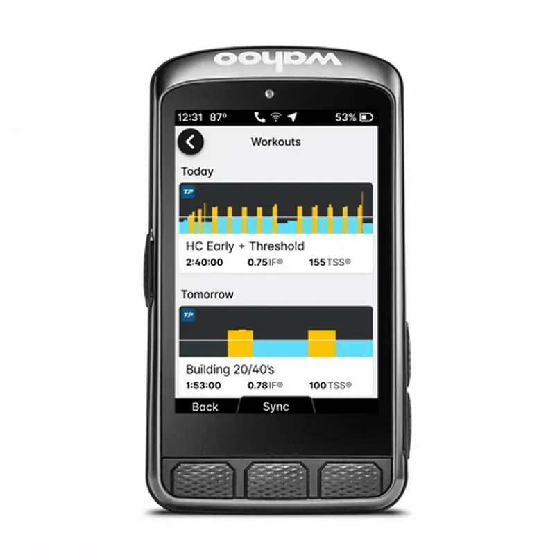 Wahoo ELEMNT ACE GPS Bicycle Computer in Black