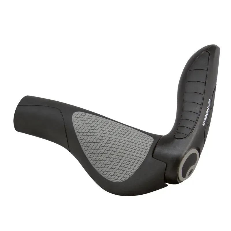 Ergon Bike GP4-L Evo Large ATB/Hybrid Grips with Flat Barend in Black