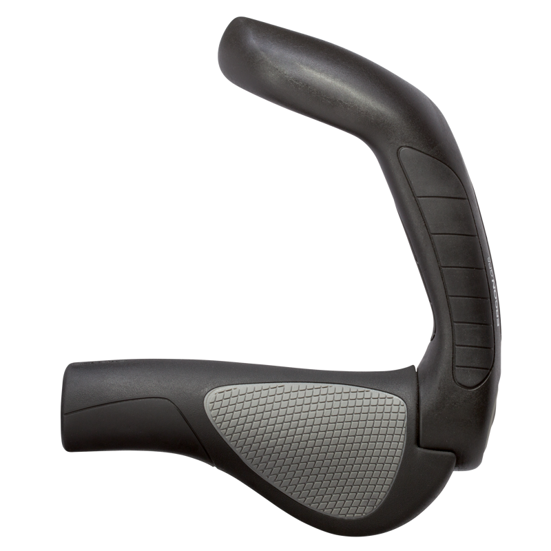 Ergon Bike GP5-L Evo Standard ATB/Hyb. Grips w/ Long Bar Ends in Black-1
