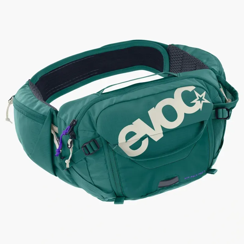 EVOC Pro 3 Hip Pack w/1.5l Hydration Bladder in Bottle Green