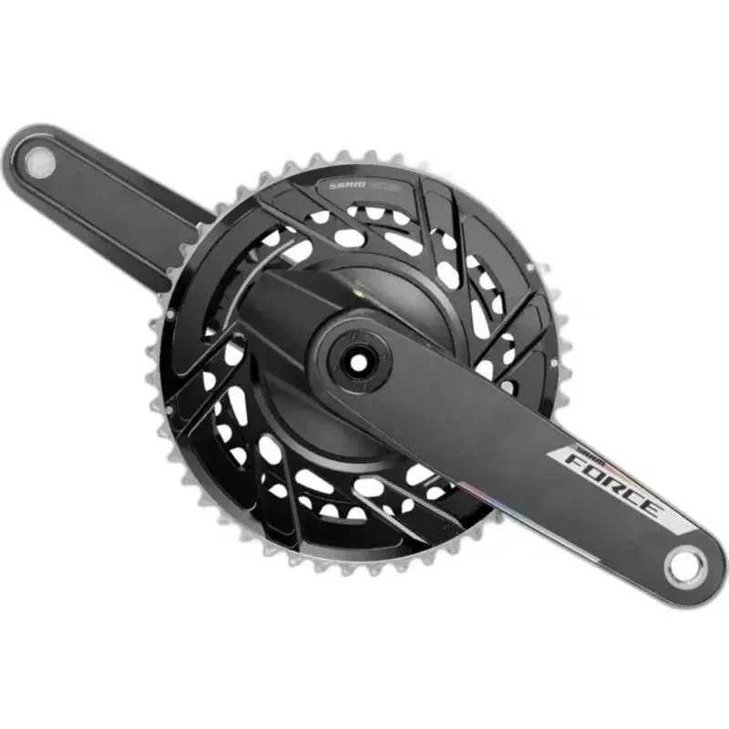 SRAM Force 2x Powermeter E1 Power Meter Crankset Speed: 12 Spindle: 28.99mm BCD: Thread Mount 48/35 DUB 170mm Black Road-2