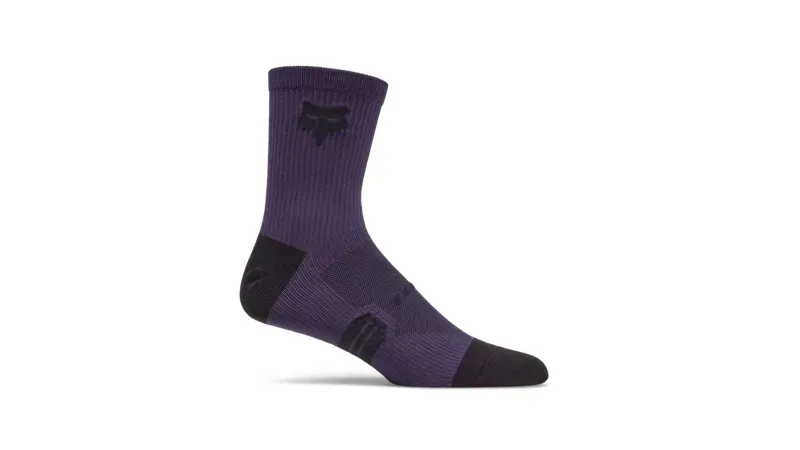 Fox Racing x Trek Ranger Mountain Bike Socks in Dark Purple