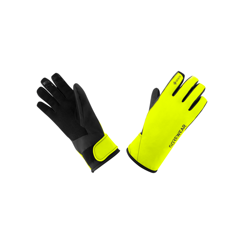 Gorewear Gore-Tex Insulated Gloves in Yellow/Black
