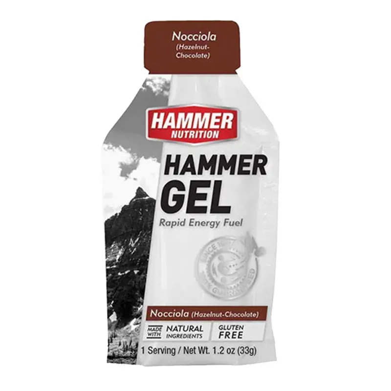 Hammer Nutrition Gel - Nocciola Hazelnut-Chocolate - 1.2oz 24-box