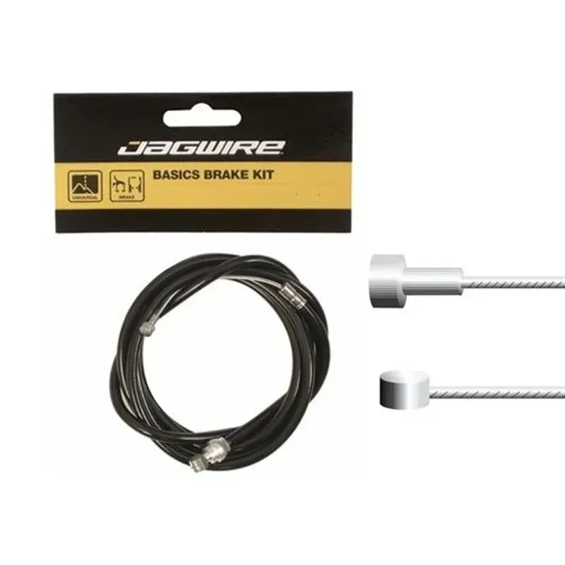 Jagwire Universal Complete Teflon Lined Outer Brake Cable in Black