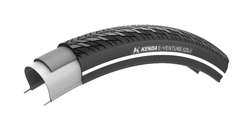Kenda E-Venture Cargo 30-tpi 20x2.40-inch Wire Bead Tire in Black-5