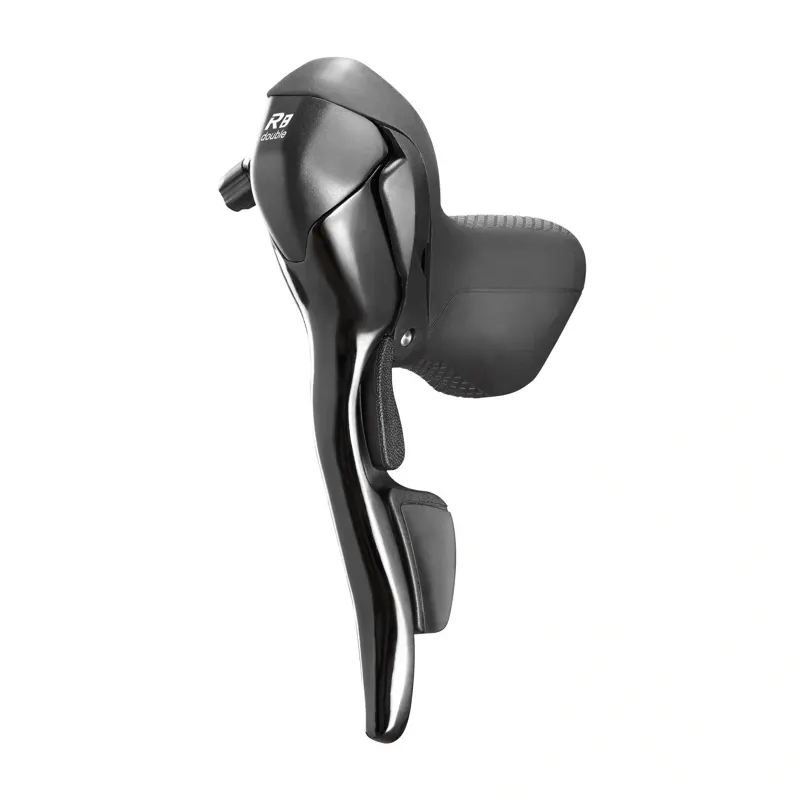 Microshift R8 2x8spd Drop Bar Shift Lever Set in Black-3