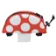 Snack Frame Bag - Bento Mushroom Red/White