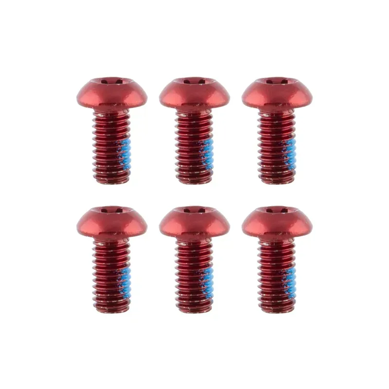 Origin8 M5x10 Torx Disk Rotor Bolts in Red