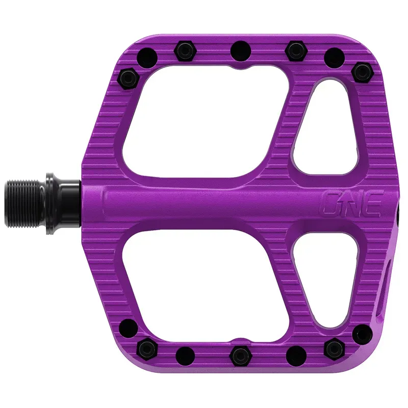 OneUp Components Small 9/16-inch Comp Platform Pedals in Purple