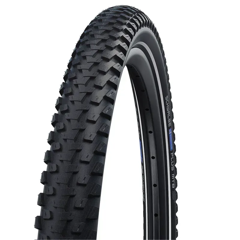 Schwalbe Marathon Plus MTB Tire - 26 X 2.25 Clincher Wire Black/Reflex Performance SmartGuard Addix E- 50 Black 26 x 2.25