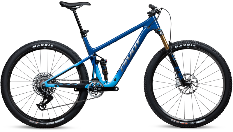 Pivot Cycles Mach 4 SL Eagle 70/90 W/Alloy Wheels Medium - Blue Stellar Fade